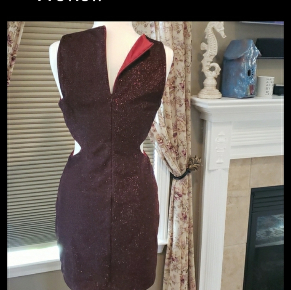 Sparkle Wine Cocktail Dress